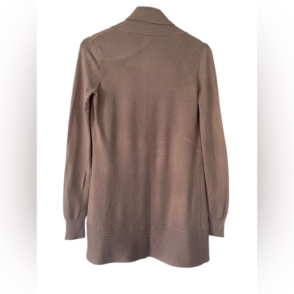 Marciano Beige/Tan Open Front Long Cardigan - Size XS - Picture 6 of 7
